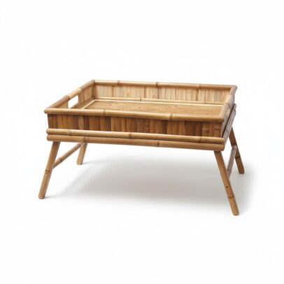 BANDEJA DE BAMBU PARA REFEIÇÃO NA CAMA